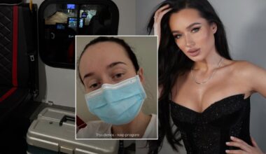 Žinomai grožio meistrei teko skubiai kreiptis medikų pagalbos