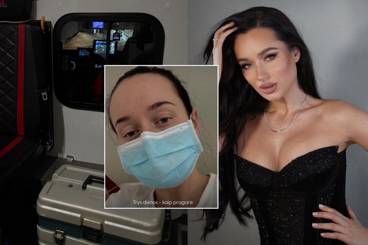 Žinomai grožio meistrei teko skubiai kreiptis medikų pagalbos