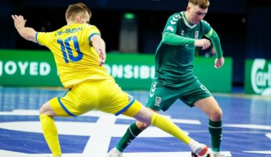 Lietuvos rinktinė Europos futsal čempionate nusileido ukrainiečiams