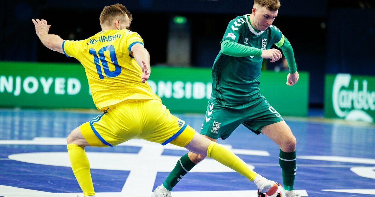Lietuvos rinktinė Europos futsal čempionate nusileido ukrainiečiams