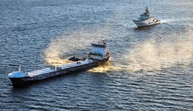 Suomijoje sulaikytas laivas gabeno ES sankcionuotą rusišką plieną