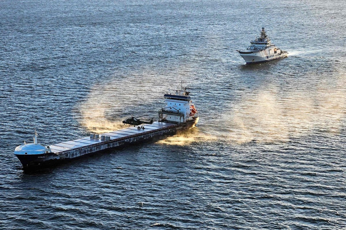 Suomijoje sulaikytas laivas gabeno ES sankcionuotą rusišką plieną