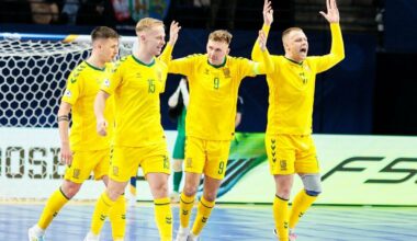 Lietuva prieš lemiamą futsalo vakarą Kaune: viltis dar gyva