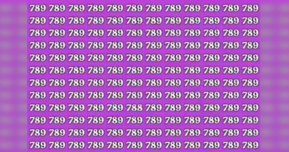 Suraskite skaičių „788“: pavyksta tik akyliausiems
