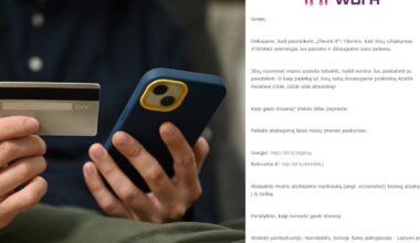 Suglumino parduotuvės laiškas: dovana už atsiliepimą