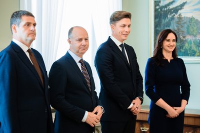 Remigijus Žemaitaitis, Aurelijus Veryga, Mindaugas Sinkevičius, Inga Ruginienė 