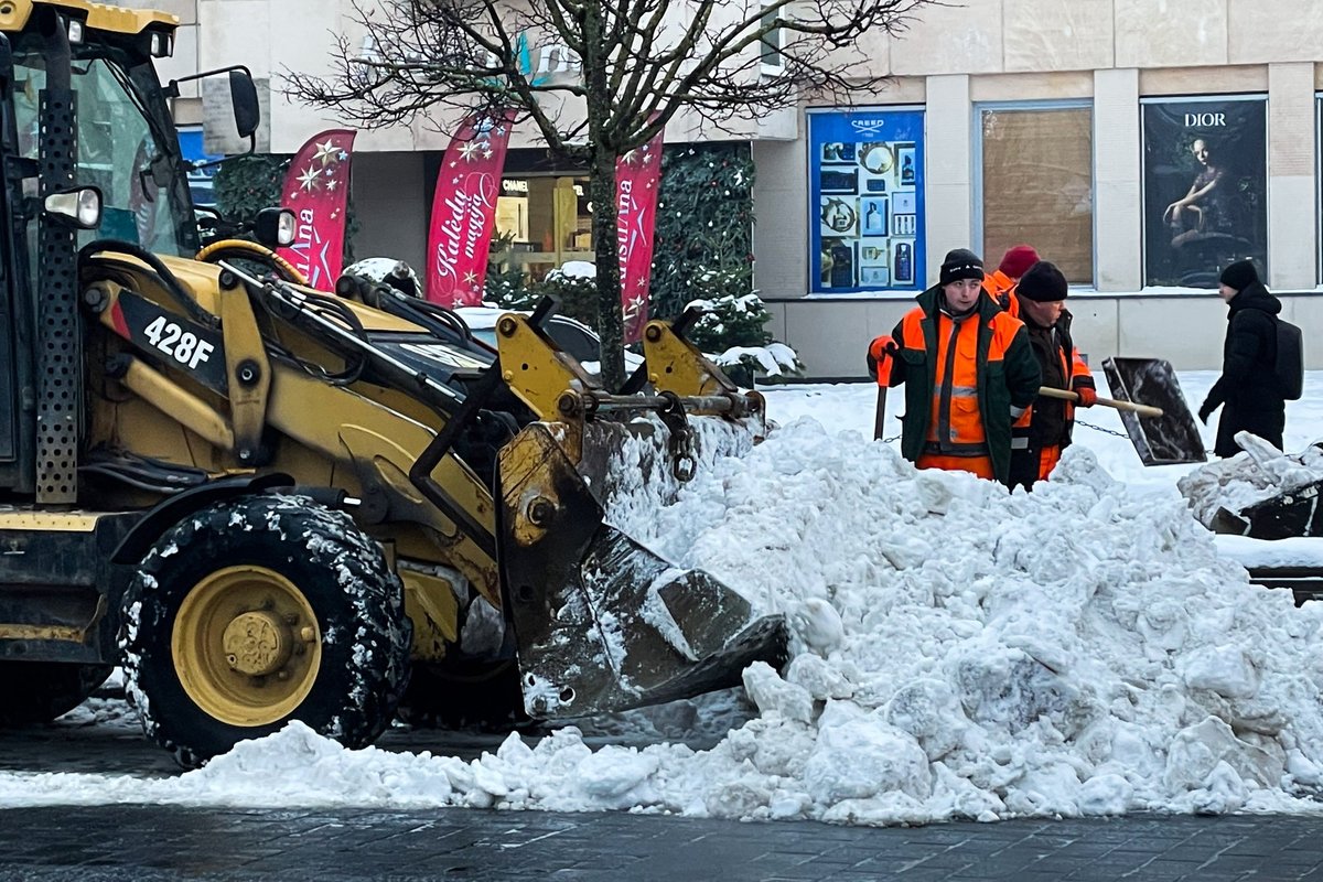Po pūgos Vilniaus savivaldybė pasidalijo darbo rezultatais: turi prašymą vilniečiams - Delfi