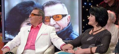 Aleksas Lemanas su mylimąja Lina