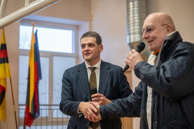 Remigijus Žemaitaitis lankėsi Lazdijuose