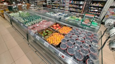 Vaisiai ir daržovės „Norfa“ parduotuvėje