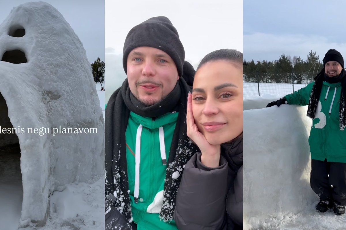 „Žemaituko“ Ovidijaus ir jo žmonos Evelinos kieme iškilo įspūdingas statinys, nekainavęs nė cento