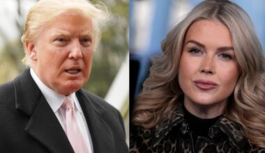 Apie nėštumą paskelbusi Karoline Leavitt dėkojo Trumpui