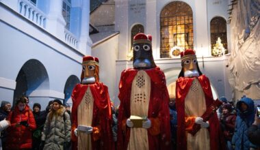 Vilniuje įvyko teatralizuota Trijų Karalių eisena