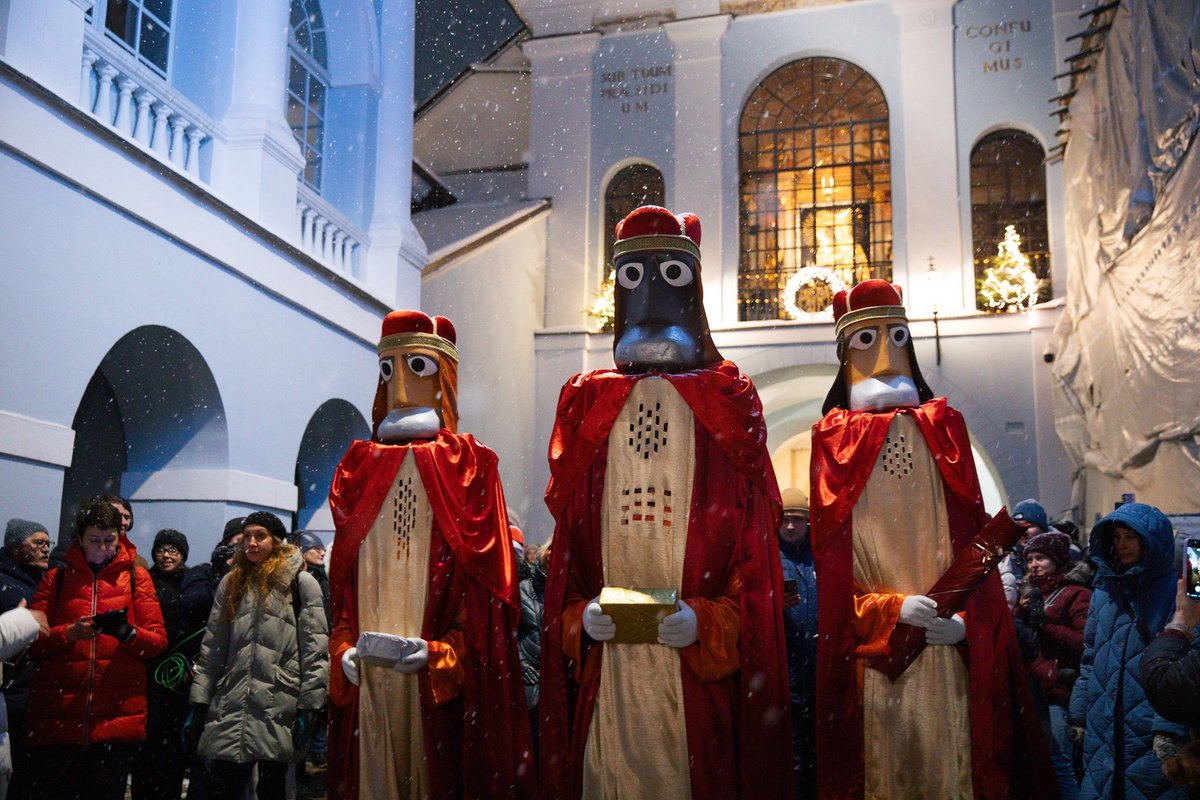 Vilniuje įvyko teatralizuota Trijų Karalių eisena