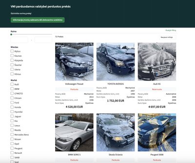 VMI elektroninė parduotuvė