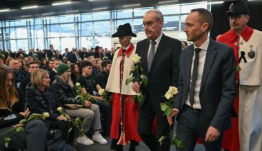 Šveicarija pagerbė 40 gyvybių nusinešusio gaisro aukas