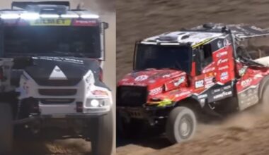 Užfiksuoti Maciko ir Lopraiso sunkvežimiai po skaudžios avarijos: kas nutiko trasoje?