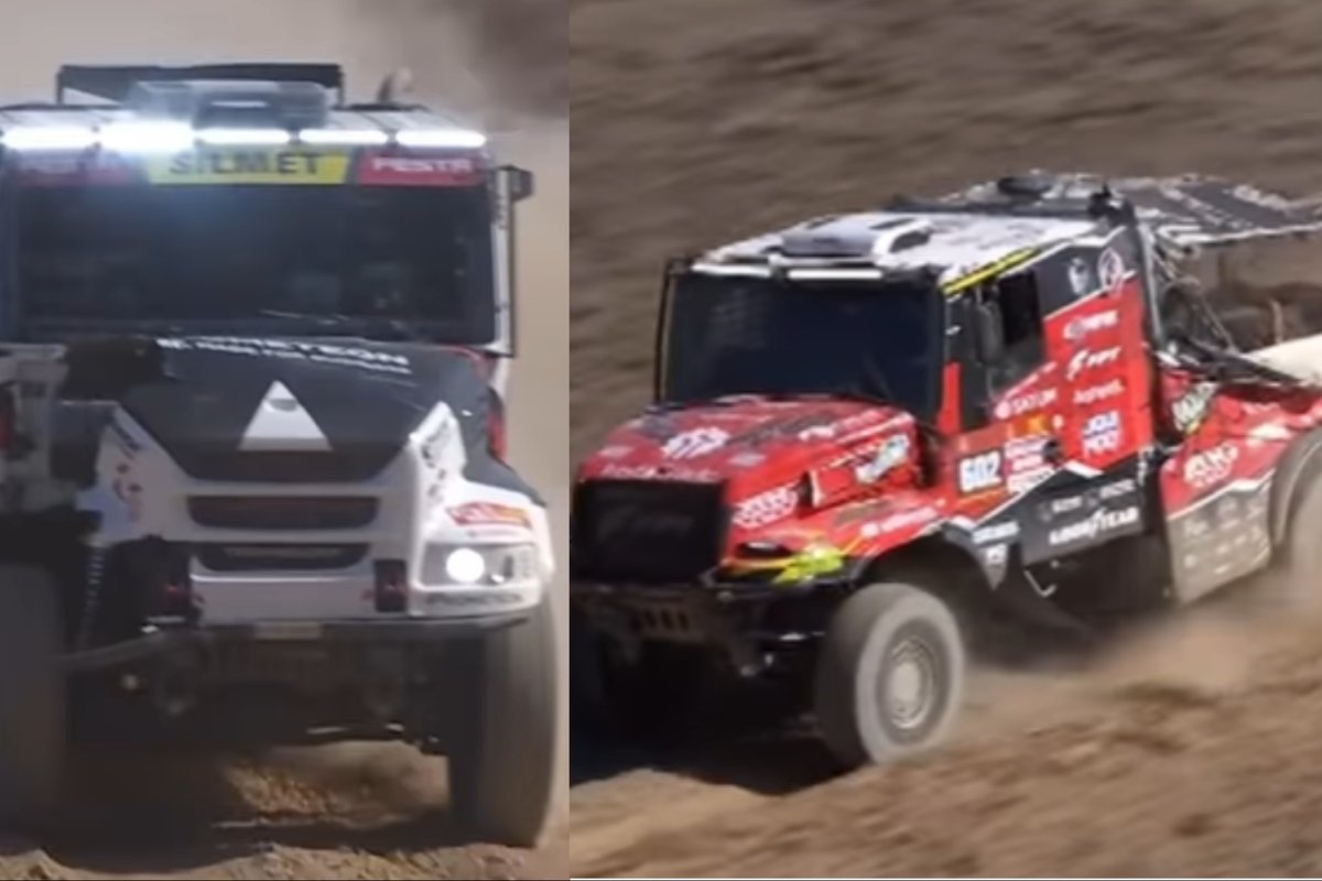 Užfiksuoti Maciko ir Lopraiso sunkvežimiai po skaudžios avarijos: kas nutiko trasoje?