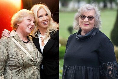 Adelė Karaliūnaitė su dukra 