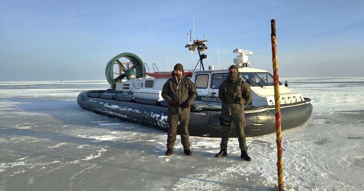 užlipus ant Kuršių marių ledo, raginama nepamesti galvos