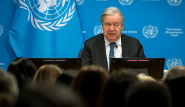 Antonio Guterresas įspėja, kad JT gresia finansinis žlugimas