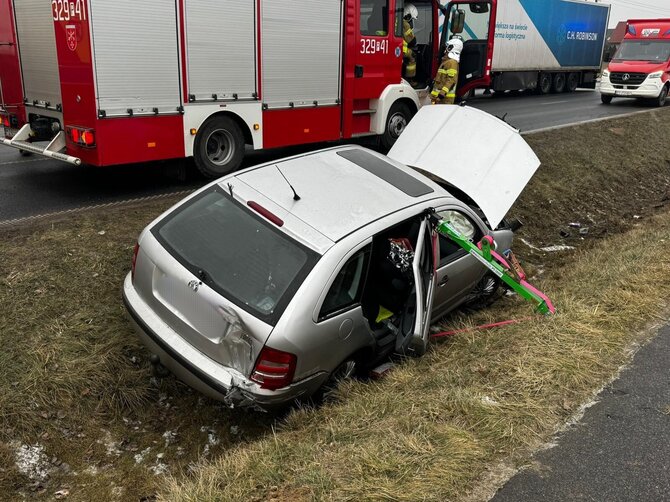 Kleščevo ugniagesių nuotr./Avarija Lenkijoje, Kleščeve