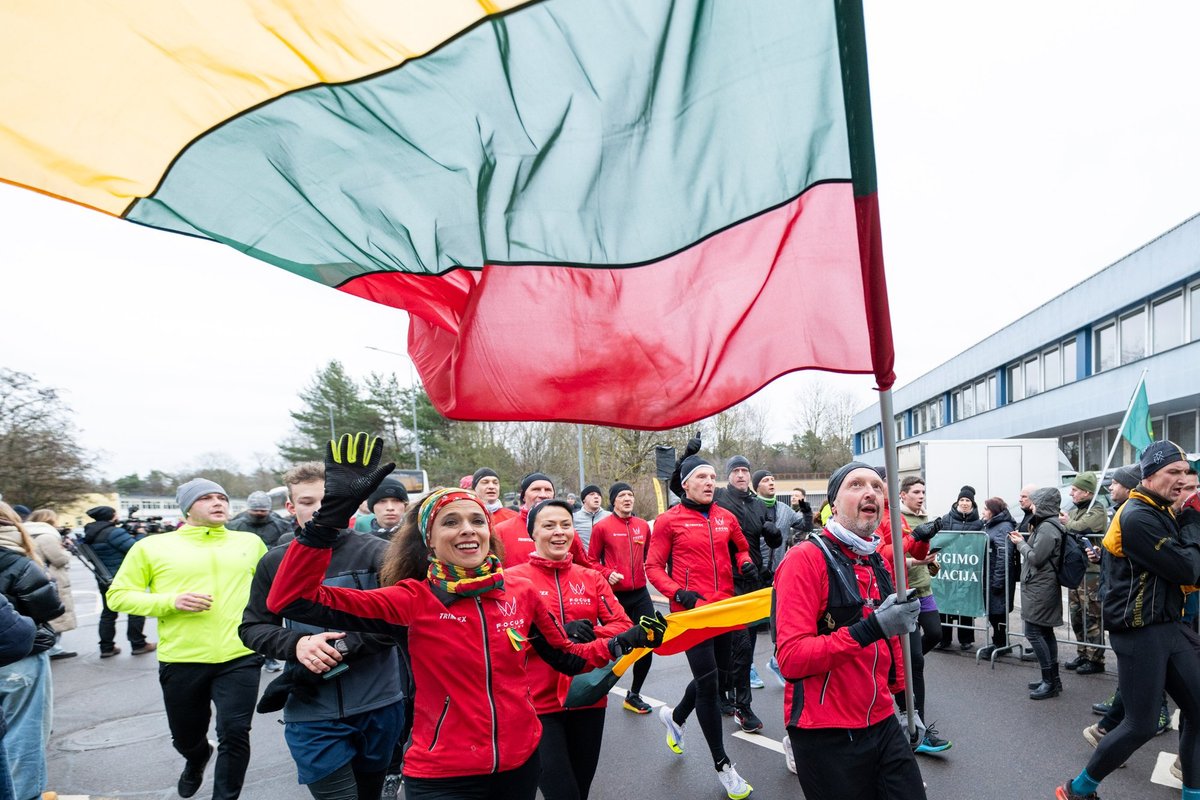 Vilniuje – Lietuvos laisvės gynėjams pagerbti skirtas bėgimas