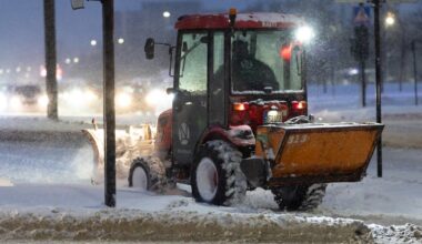 Kelininkai: valstybinės reikšmės keliuose išbarstyta apie 3 700 tonų druskos