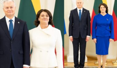 Komentatoriams pro akis neprasprūdo Dianos Nausėdienės apranga: per trumpą laiką – du skirtingi kostiumėliai