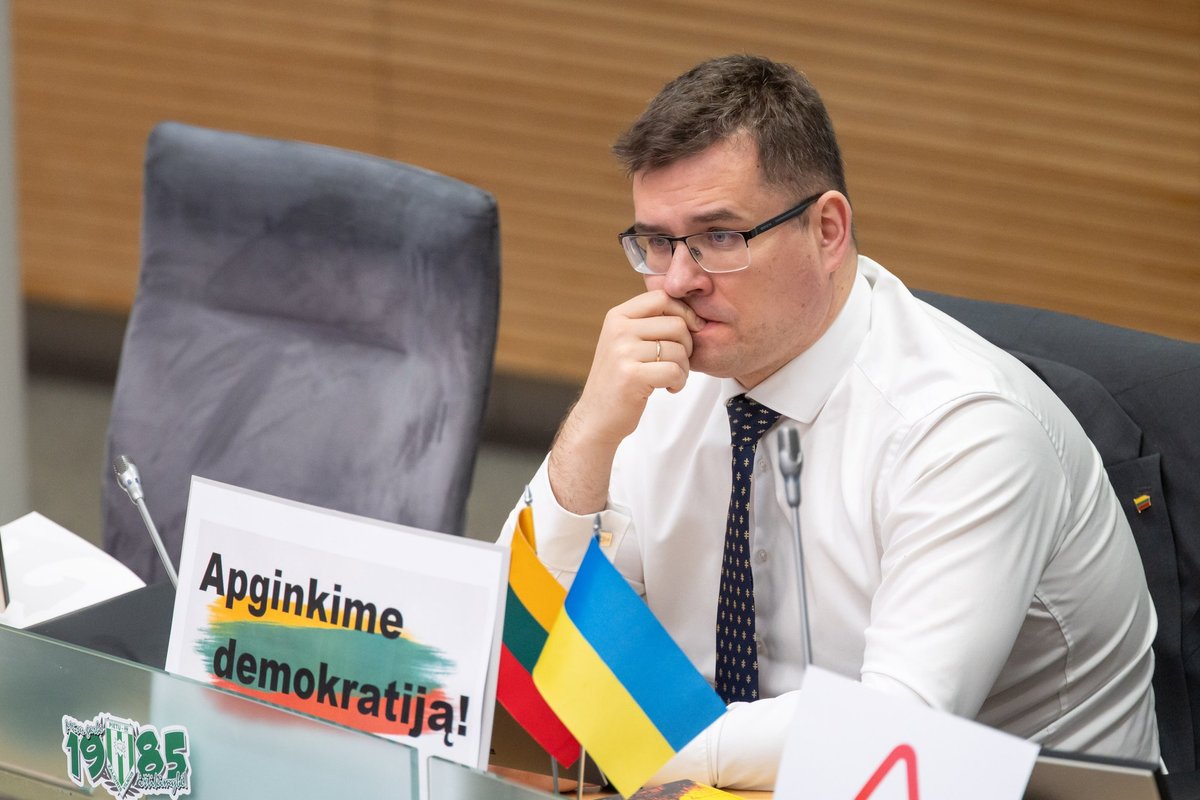 Kasčiūnas apie pažeistus kabelius Baltijos jūroje