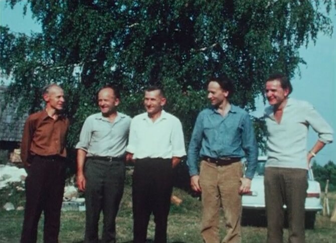 Organizatorių nuotr./Broliai Mekai. Adolfas Mekas pirmas iš dešinės