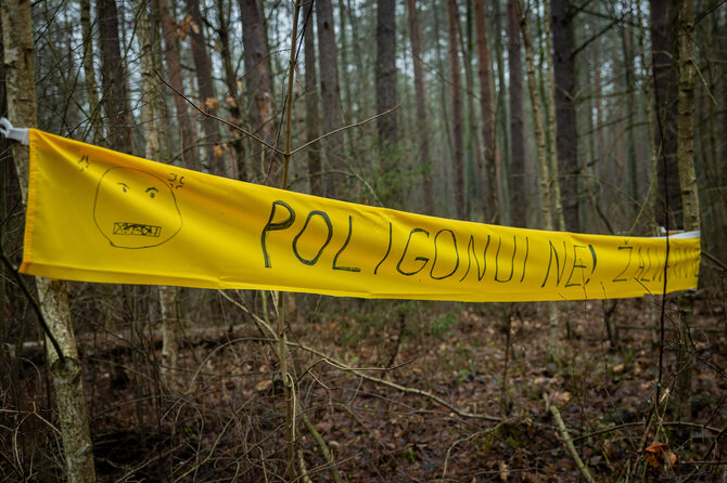 Roberto Riabovo / BNS nuotr./Būsimo Kapčiamiesčio poligono teritorija