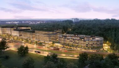 Vilniuje įsibėgėja antrasis verslo parko statybų etapas: iškils du nauji pastatai | Verslas