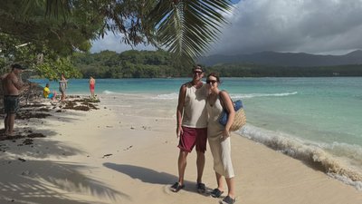 Algimantas Minalga-Soliaris su žmona