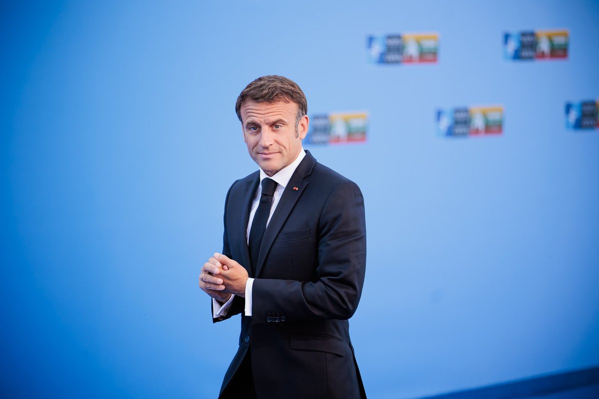 Macronas Davose pabrėžė Prancūzijos įsipareigojimą JT ir jų chartijai