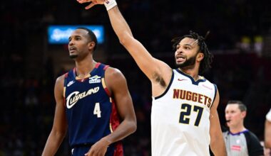 Valančiūną ir Jokičių praradę „Nuggets“ apmaudžiai krito Klivlande - Delfi