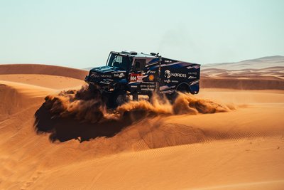 Vaidotas Žala ir jo Nordis Team ekipažas Dakaro ralyje 2026