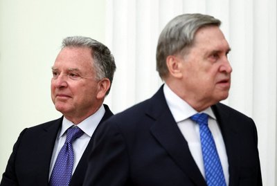 Steve'as Witkoffas ir Jurijus Ušakovas