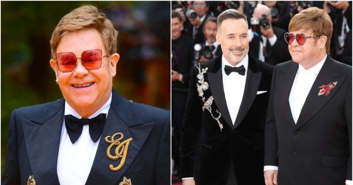 Gerbėjai neteko žado: Eltonas Johnas pirmą kartą viešai parodė savo sūnų veidus