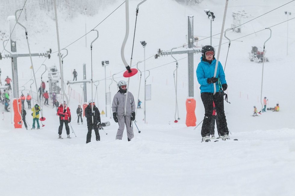 Slidinėjimas (nuotr. Fotodiena.lt/Josvydas Elinskas)