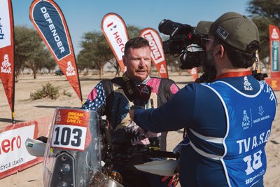 Motociklininkai po prologo