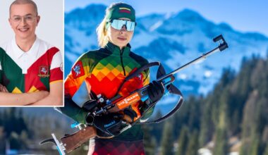 Aleksandras Pogrebnojus sukūrė kolekciją biatlono rinktinei