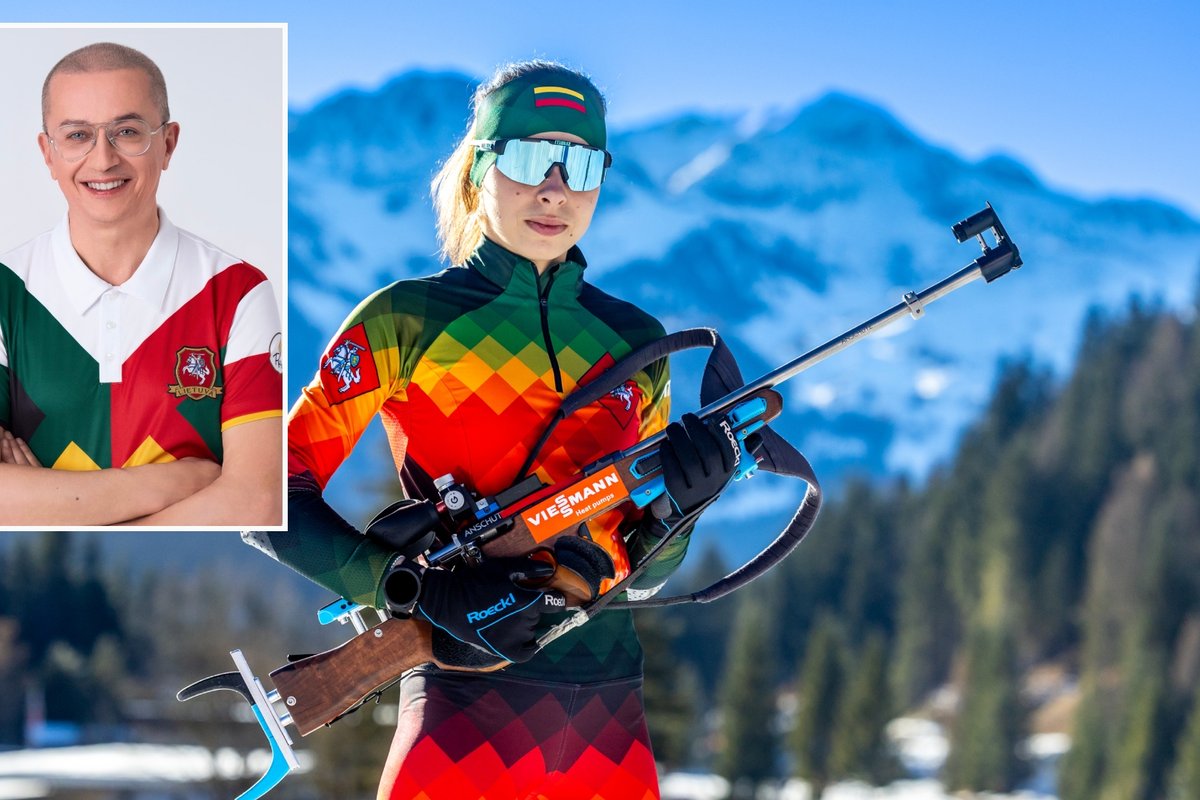 Aleksandras Pogrebnojus sukūrė kolekciją biatlono rinktinei