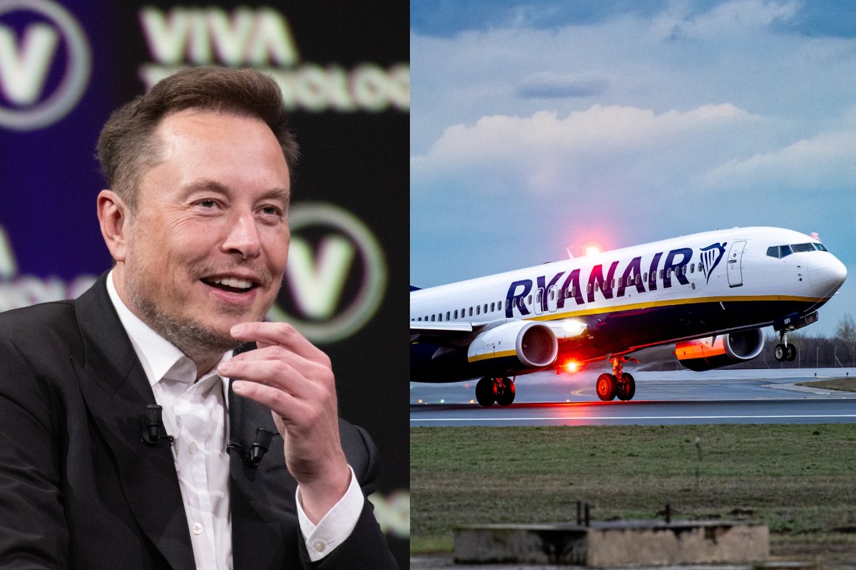 Muskas svaičioja apie „Ryanair“ įsigijimą: kažin kiek tai kainuotų?