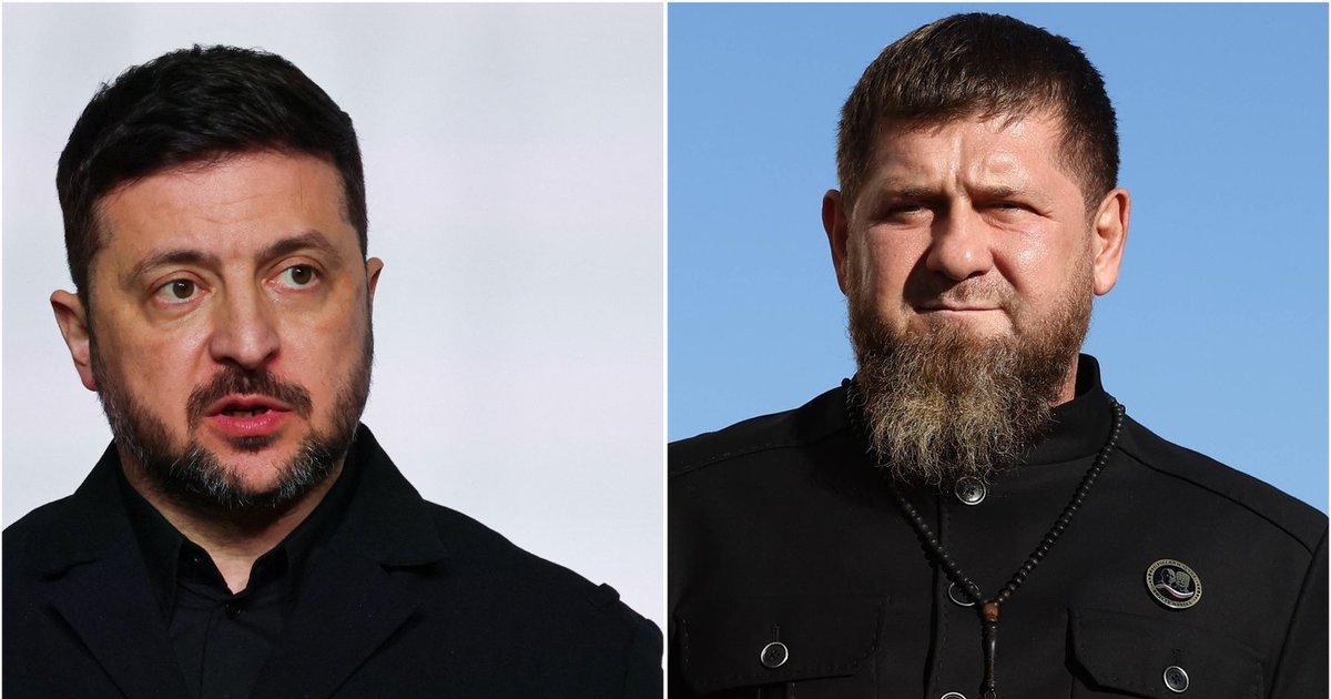 „Bent pabandyk būti vyru“ – Kadyrovas kirto dėl Zelenskio pasiūlymo Trumpui jį pagrobti