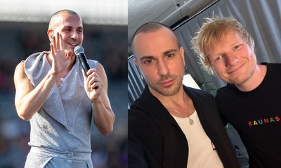 Vaidotas Valiukevičius džiaugiasi susipažinęs su Edu Sheeranu