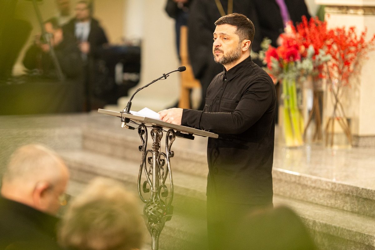 Zelenskis savo kalboje Vilniuje dėmesį skyrė Baltarusijai