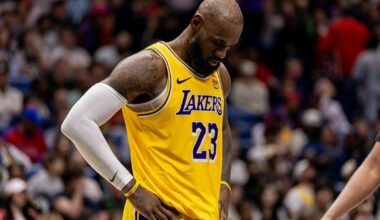 LeBroną kamuoja dvi traumos | Sportas.lt