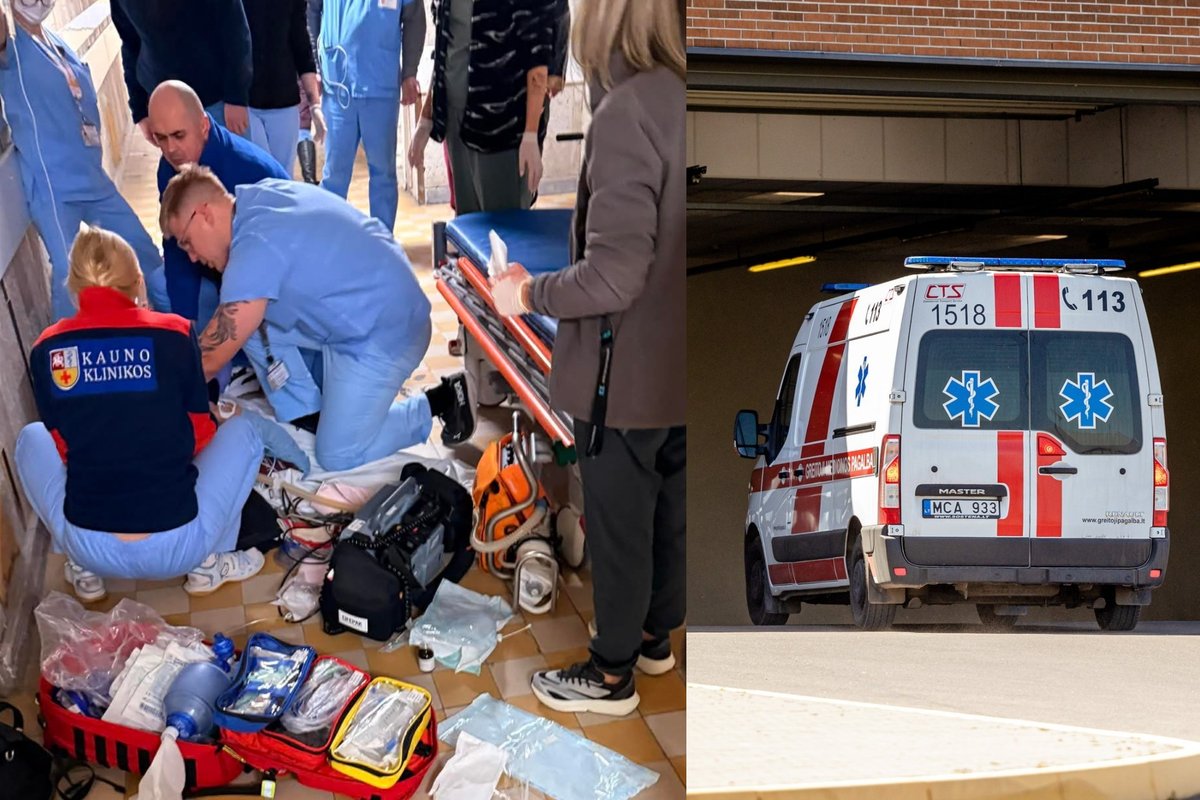 Dėl planinės operacijos atvykusį pacientą Kauno klinikų tuneliuose ištiko infarktas