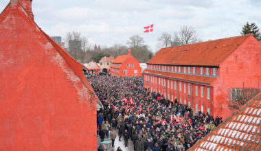 Danijos veteranai surengė protestą prie JAV ambasados